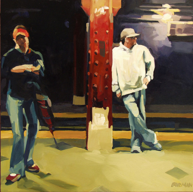 "59th Street Station II", painting by Lisbeth Firmin